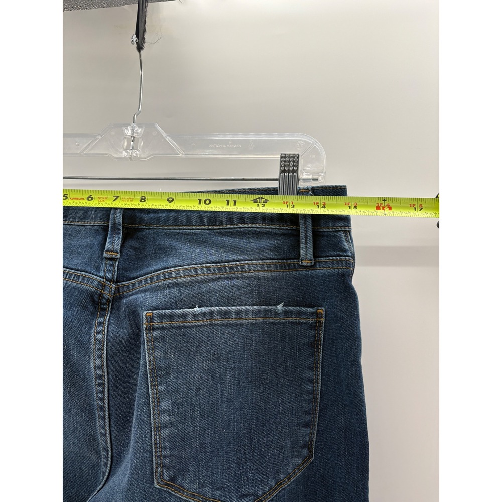 Frame Jeans Le Sylvie Crop Women‎ Size 28 Blue High Rise Distressed - Picture 7 of 11